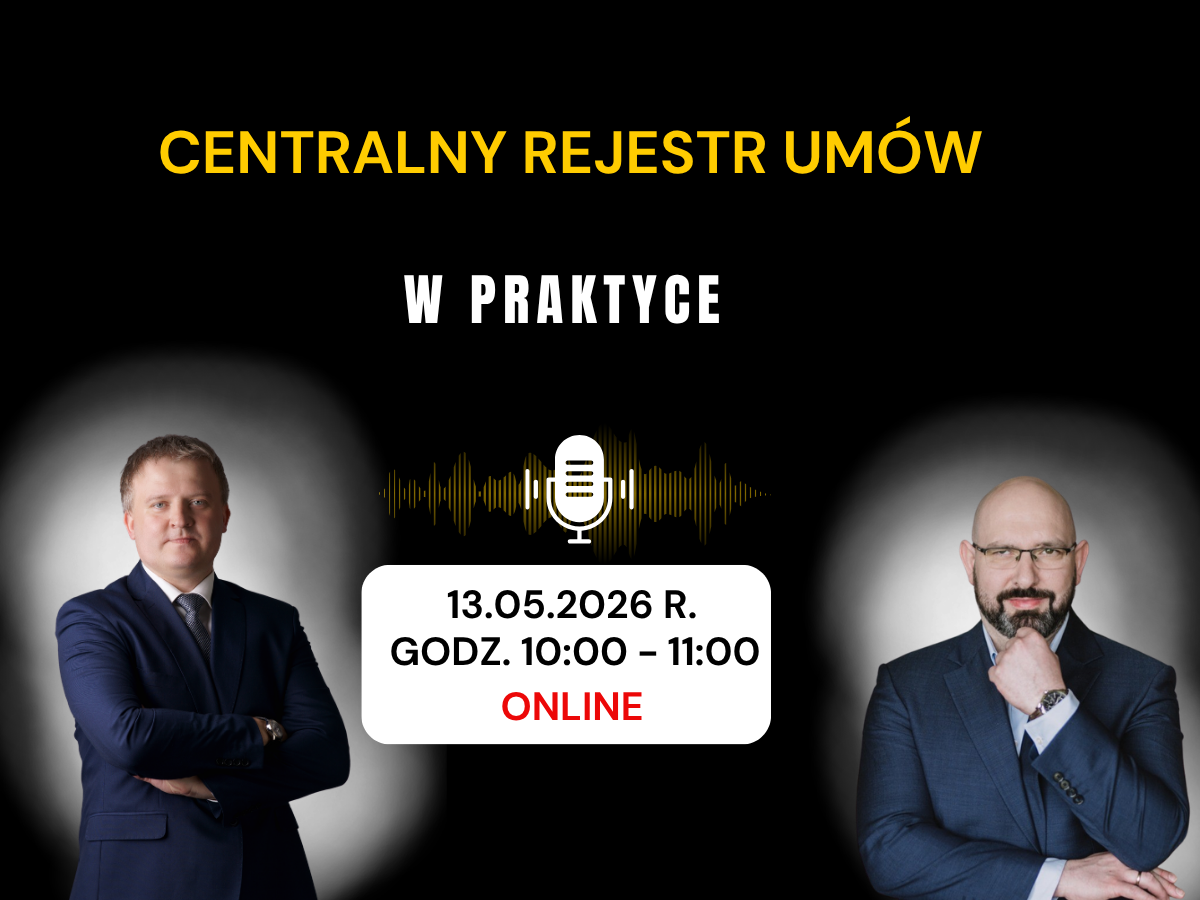 Centralny rejestr umów w praktyce.